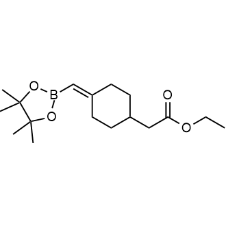 Ethyl 2-(4-((4,4,5,5-tetramethyl-1,3,2-dioxaborolan-2-yl)methylene)cyclohexyl)acetate|CS-0799213
