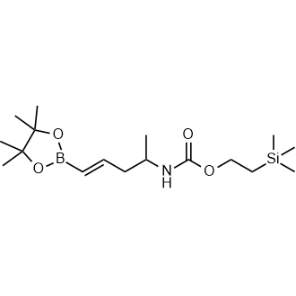 2-Trimethylsilylethyl N-[1-methyl-4-(4,4,5,5-tetramethyl-1,3,2-dioxaborolan-2-yl)but-3-enyl]carbamate|CS-0799238