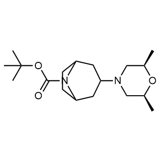 Tert-butyl 3-((2R,6S)-2,6-dimethylmorpholino)-8-azabicyclo[3.2.1]octane-8-carboxylate|CS-0799591