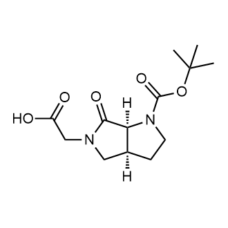 2-((3aS,6aS)-1-(tert-butoxycarbonyl)-6-oxohexahydropyrrolo[3,4-b]pyrrol-5(1H)-yl)acetic acid|CS-0799602