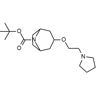 Tert-butyl 3-(2-pyrrolidin-1-ylethoxy)-8-azabicyclo[3.2.1]octane-8-carboxylate|CS-0799603