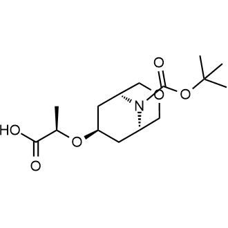 (R)-2-(((1R,5S,7S)-9-(Tert-butoxycarbonyl)-3-oxa-9-azabicyclo[3.3.1]nonan-7-yl)oxy)propanoic acid|CS-0799608