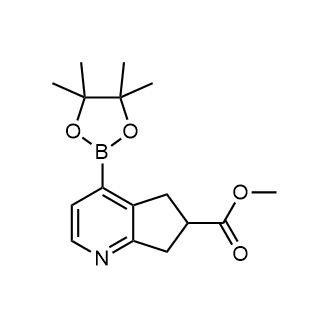 Methyl 4-(4,4,5,5-tetramethyl-1,3,2-dioxaborolan-2-yl)-6,7-dihydro-5H-cyclopenta[b]pyridine-6-carboxylate|CS-0799703