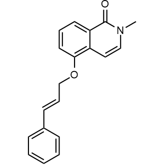 2-Methyl-5-((3-phenylallyl)oxy)isoquinolin-1(2H)-one|CS-0799750