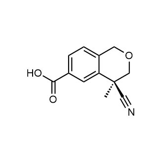 (4R)-4-Cyano-4-methyl-isochromane-6-carboxylic acid|CS-0799813
