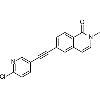 6-[2-(6-Chloro-3-pyridyl)ethynyl]-2-methyl-isoquinolin-1-one|CS-0799819
