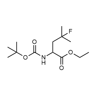 Ethyl 2-((tert-butoxycarbonyl)amino)-4-fluoro-4-methylpentanoate|CS-0799889