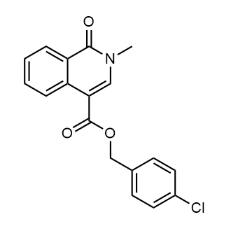 (4-Chlorophenyl)methyl 2-methyl-1-oxo-isoquinoline-4-carboxylate|CS-0799922