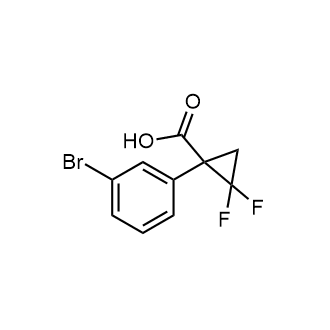 1-(3-Bromophenyl)-2,2-difluorocyclopropane-1-carboxylic acid|CS-0800002