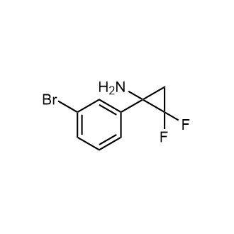 1-(3-Bromophenyl)-2,2-difluorocyclopropan-1-amine|CS-0800003