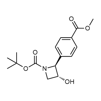 Tert-butyl (2S,3R)-3-hydroxy-2-(4-(methoxycarbonyl)phenyl)azetidine-1-carboxylate|CS-0800020