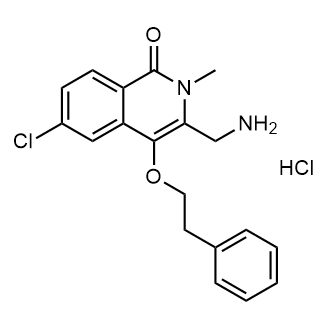 3-(Aminomethyl)-6-chloro-2-methyl-4-phenethoxyisoquinolin-1(2H)-one hydrochloride|CS-0800193