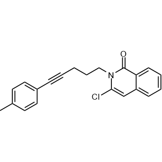 3-Chloro-2-[5-(P-tolyl)pent-4-ynyl]isoquinolin-1-one|CS-0800309