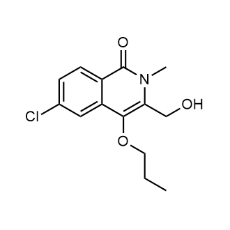 6-Chloro-3-(hydroxymethyl)-2-methyl-4-propoxy-isoquinolin-1-one|CS-0800354