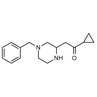 2-(4-Benzylpiperazin-2-yl)-1-cyclopropylethan-1-one|CS-0800382