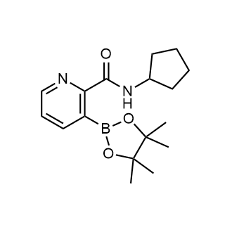 N-Cyclopentyl-3-(4,4,5,5-tetramethyl-1,3,2-dioxaborolan-2-yl)pyridine-2-carboxamide|CS-0800594
