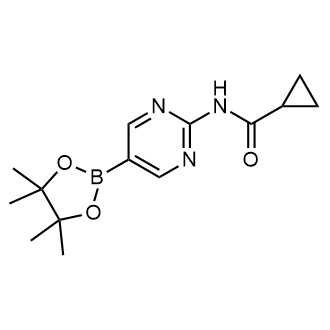 N-[5-(4,4,5,5-Tetramethyl-1,3,2-dioxaborolan-2-yl)pyrimidin-2-yl]cyclopropanecarboxamide|CS-0800606