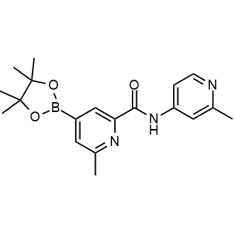 6-Methyl-N-(2-methylpyridin-4-yl)-4-(4,4,5,5-tetramethyl-1,3,2-dioxaborolan-2-yl)picolinamide|CS-0800653