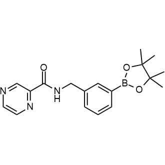 N-[[3-(4,4,5,5-Tetramethyl-1,3,2-dioxaborolan-2-yl)phenyl]methyl]pyrazine-2-carboxamide|CS-0800695