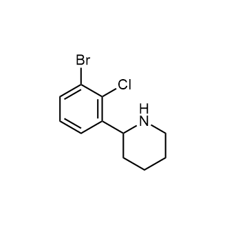 2-(3-Bromo-2-chlorophenyl)piperidine|CS-0800792