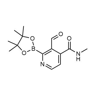 3-Formyl-N-methyl-2-(4,4,5,5-tetramethyl-1,3,2-dioxaborolan-2-yl)isonicotinamide|CS-0800828