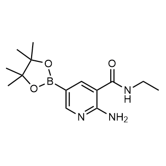 2-Amino-N-ethyl-5-(4,4,5,5-tetramethyl-1,3,2-dioxaborolan-2-yl)nicotinamide|CS-0800837