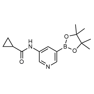 N-[5-(4,4,5,5-Tetramethyl-1,3,2-dioxaborolan-2-yl)-3-pyridyl]cyclopropanecarboxamide|CS-0800841