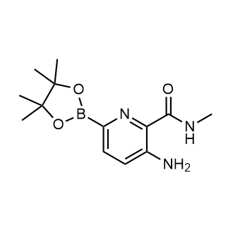 3-Amino-N-methyl-6-(4,4,5,5-tetramethyl-1,3,2-dioxaborolan-2-yl)pyridine-2-carboxamide|CS-0800926