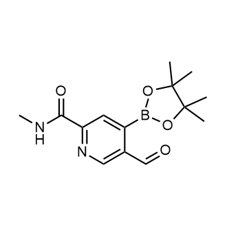 5-Formyl-N-methyl-4-(4,4,5,5-tetramethyl-1,3,2-dioxaborolan-2-yl)picolinamide|CS-0800928