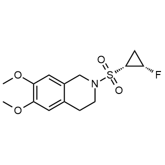 2-(((1R,2S)-2-Fluorocyclopropyl)sulfonyl)-6,7-dimethoxy-1,2,3,4-tetrahydroisoquinoline|CS-0801001