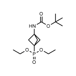 Tert-butyl (3-(diethoxyphosphoryl)bicyclo[1.1.1]pentan-1-yl)carbamate|CS-0801103