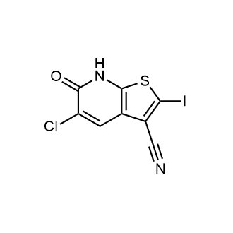 5-Chloro-2-iodo-6-oxo-7H-thieno[2,3-b]pyridine-3-carbonitrile|CS-0801184