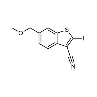 2-Iodo-6-(methoxymethyl)benzothiophene-3-carbonitrile|CS-0801185