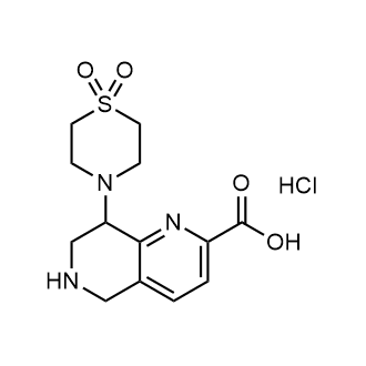 8-(1,1-Dioxidothiomorpholino)-5,6,7,8-tetrahydro-1,6-naphthyridine-2-carboxylic acid hydrochloride|CS-0801211