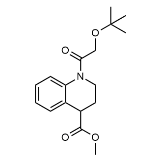 Methyl 1-(2-(tert-butoxy)acetyl)-1,2,3,4-tetrahydroquinoline-4-carboxylate|CS-0801259