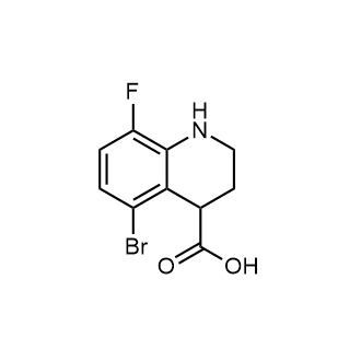 5-Bromo-8-fluoro-1,2,3,4-tetrahydroquinoline-4-carboxylic acid|CS-0801270