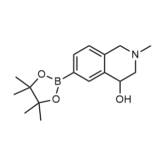 2-Methyl-6-(4,4,5,5-tetramethyl-1,3,2-dioxaborolan-2-yl)-3,4-dihydro-1H-isoquinolin-4-ol|CS-0801358
