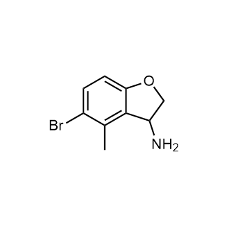 5-Bromo-4-methyl-2,3-dihydrobenzofuran-3-amine|CS-0801540