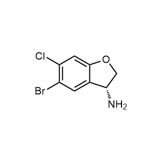(R)-5-Bromo-6-chloro-2,3-dihydrobenzofuran-3-amine|CS-0801560