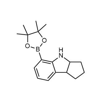 5-(4,4,5,5-Tetramethyl-1,3,2-dioxaborolan-2-yl)-1,2,3,3a,4,8b-hexahydrocyclopenta[b]indole|CS-0801576