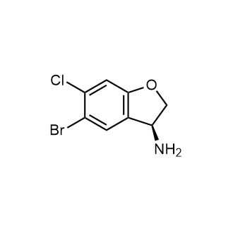 (S)-5-Bromo-6-chloro-2,3-dihydrobenzofuran-3-amine|CS-0801608