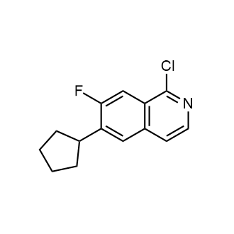 1-Chloro-6-cyclopentyl-7-fluoroisoquinoline|CS-0801618