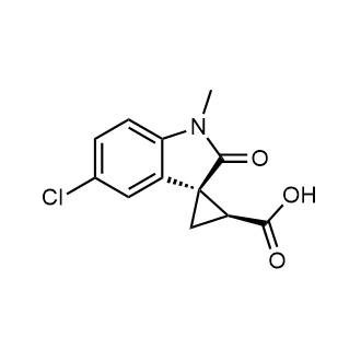 Rel-(1S,2R)-5'-chloro-1'-methyl-2'-oxo-spiro[cyclopropane-2,3'-indoline]-1-carboxylic acid|CS-0801636
