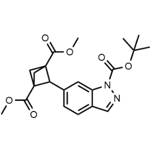 Dimethyl 2-(1-(tert-butoxycarbonyl)-1H-indazol-6-yl)bicyclo[1.1.1]pentane-1,3-dicarboxylate|CS-0801880