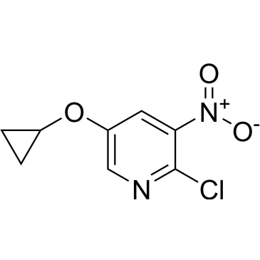 2-Chloro-5-cyclopropoxy-3-nitropyridine|CS-0801995
