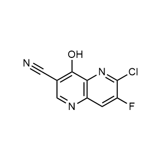 6-Chloro-7-fluoro-4-hydroxy-1,5-naphthyridine-3-carbonitrile|CS-0802143