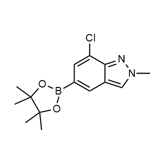 7-Chloro-2-methyl-5-(4,4,5,5-tetramethyl-1,3,2-dioxaborolan-2-yl)indazole|CS-0802159
