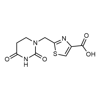 2-((2,4-Dioxotetrahydropyrimidin-1(2H)-yl)methyl)thiazole-4-carboxylic acid|CS-0802232