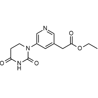 Ethyl 2-(5-(2,4-dioxotetrahydropyrimidin-1(2H)-yl)pyridin-3-yl)acetate|CS-0802236