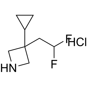 3-Cyclopropyl-3-(2,2-difluoroethyl)azetidine hydrochloride|CS-0802318